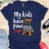 My kids have paws - V6 - Funny Ears T-Shirt